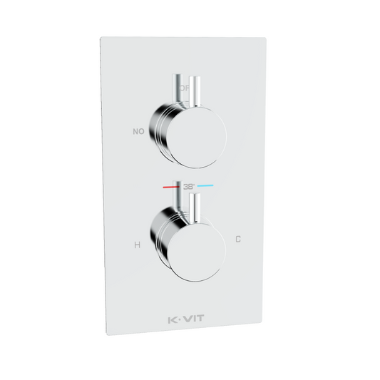 Kartell Plan Concealed Thermostatic Shower Valve | Woodford Bathrooms