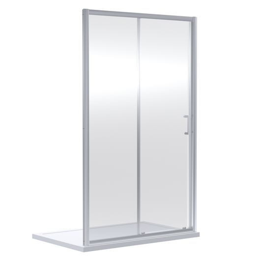 1900 x 1200mm Sliding Shower Door Chrome