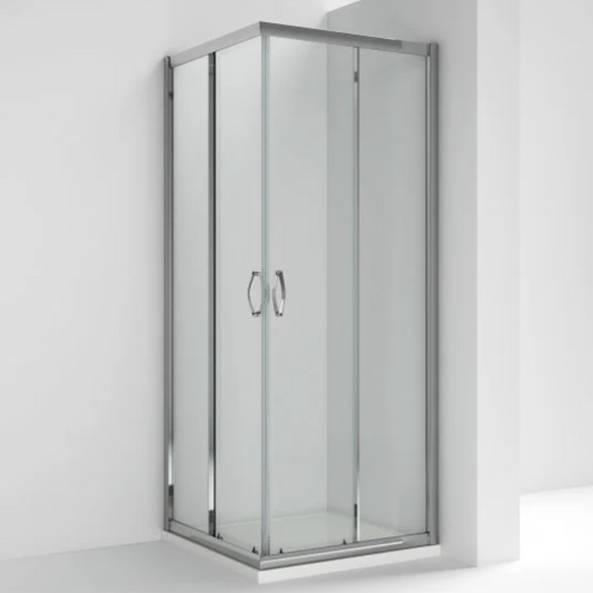 Nuie Ella Corner Entry Shower Enclosure 760mm - 5mm Glass | Woodford Bathrooms