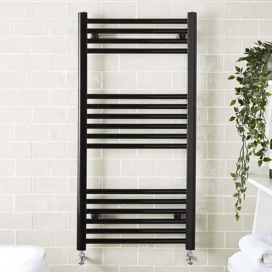 Kartell K Rail Straight Towel Rail 400Mm X 1200Mm Black