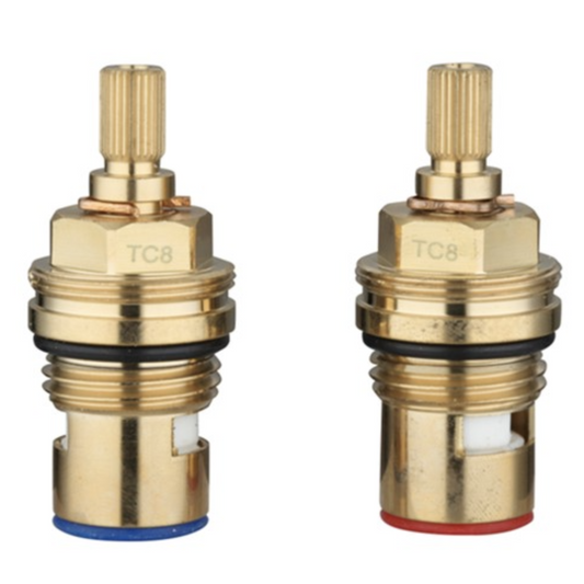 Keyplumb Tc8 Ceramic Cartridge - 1/2" - H/C Pair | Woodford Bathrooms
