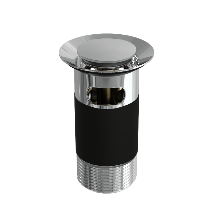 Top-Fix Basin Click Clack Waste Slotted Chrome