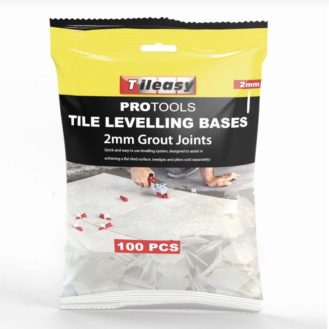 Tile Leveling Bases 3-12Mm - 2Mm Pack Of 100 | Woodford Bathrooms