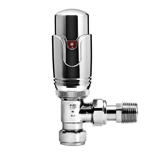 Kartell Chrome Thermostatic Valve Angled