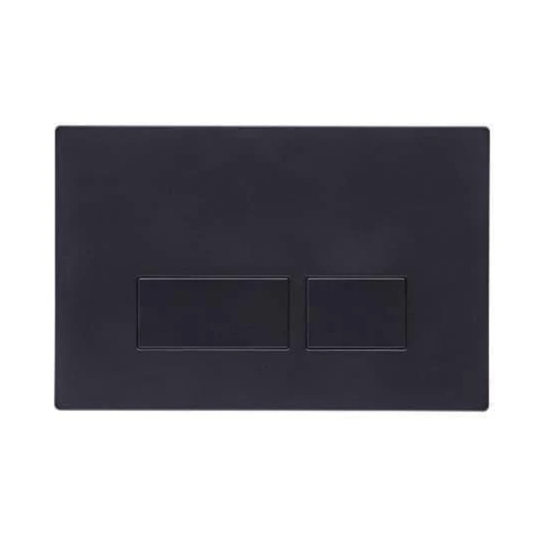 Tavistock Square Flush Plate - Black | Woodford Bathrooms