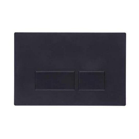 Tavistock Square Flush Plate - Black | Woodford Bathrooms