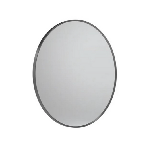 Tavistock Verge 60cm Circular Mirror - Gunmetal | Woodford Bathrooms