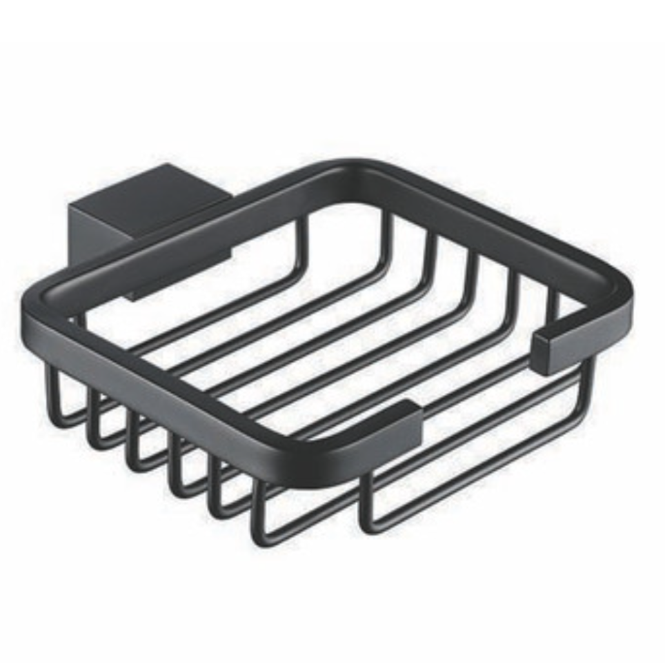 The White Space Legend Soap Basket - Black | Woodford Bathrooms