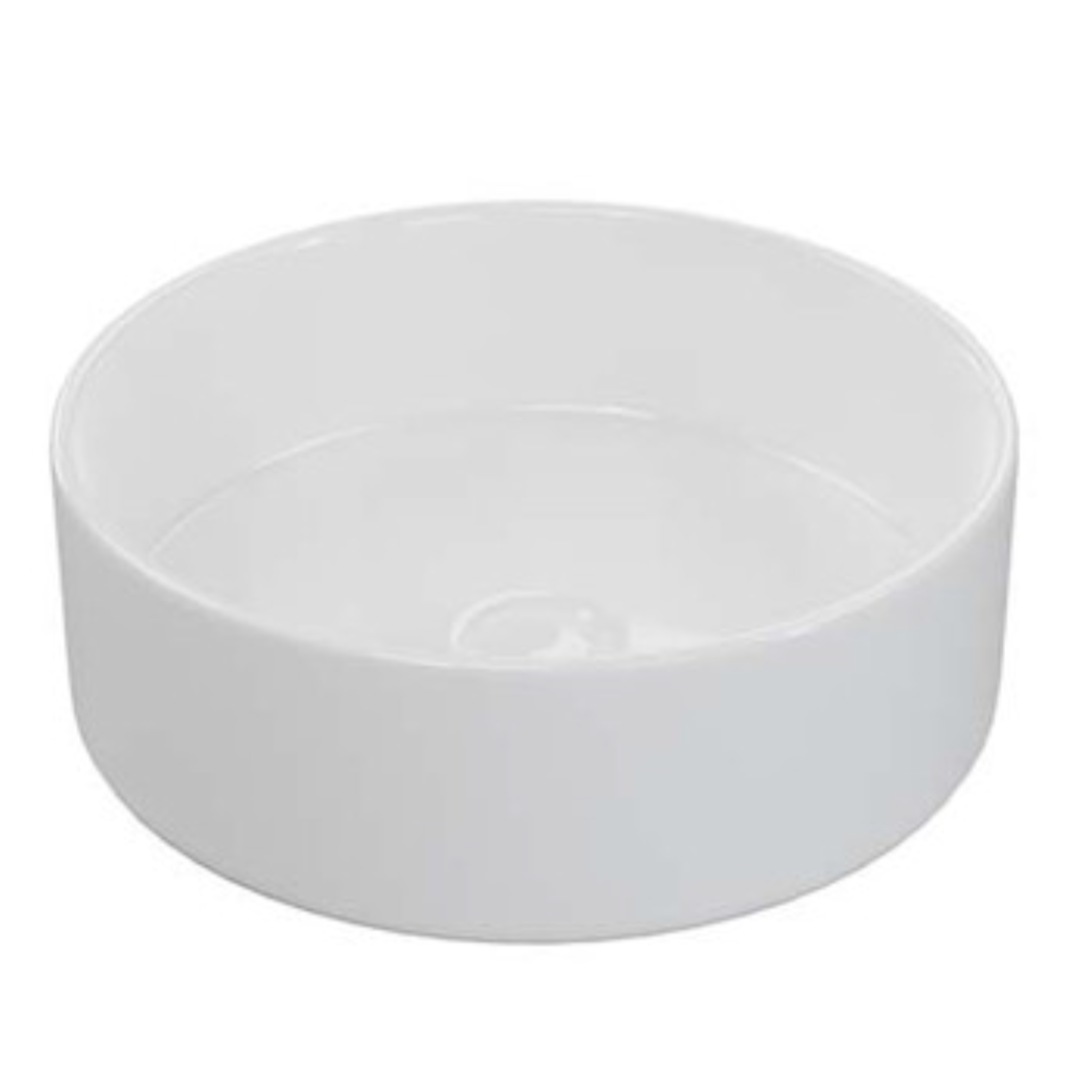 The White Space Lunar 360mm White Countertop Basin | Woodford Bathrooms