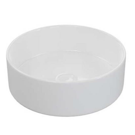 The White Space Lunar 360mm White Countertop Basin | Woodford Bathrooms