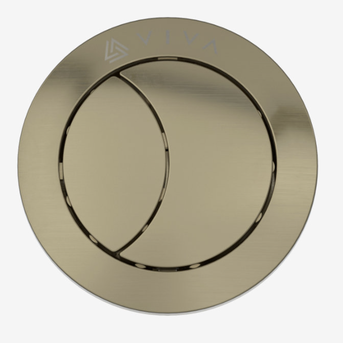 Viva Sanitary UNI-BUTTON - Brushed Brass | Woodford Bathrooms