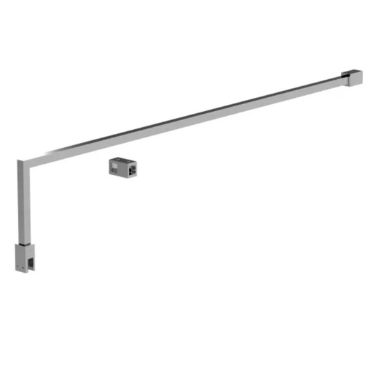 Wetroom Screen Support Arm - Polished Chrome | Woodford Bathrooms