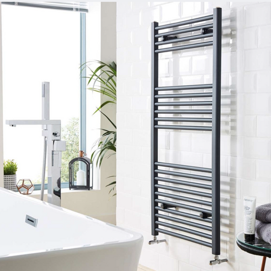 Kartell K Rail Straight Towel Rail 400Mm X 1200Mm Anthracite