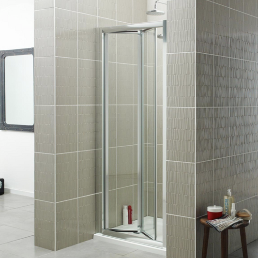 Bi-Fold Shower Door - 800mm - 6mm | Woodford Bathrooms