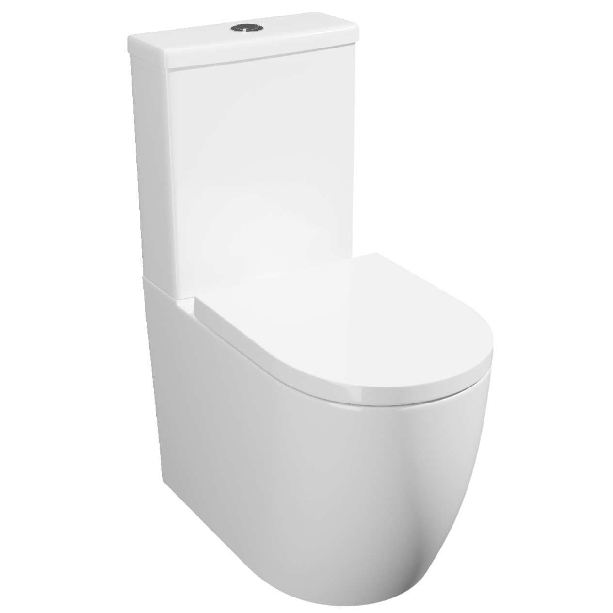 K-Vit Genoa Round Close Wall Close Coupled Wc Pan | Woodford Bathrooms
