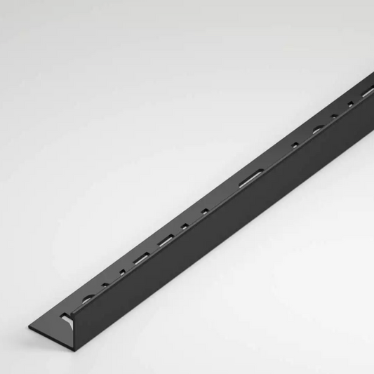10mm Black Square Edge Plastic Trim | Woodford Bathrooms