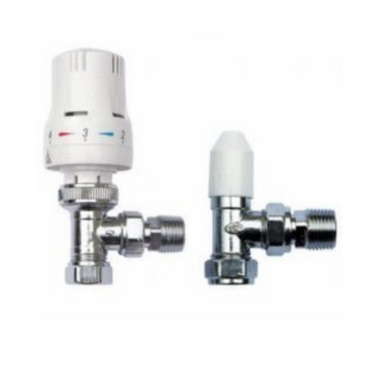 Kartell Twin Pack Trv & Lockshield Style Angled