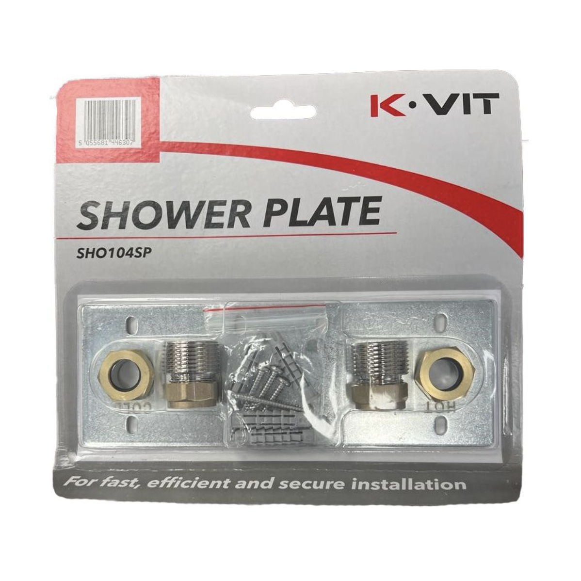 K-Vit Fast Fixing Shower Plate | Woodford Bathrooms